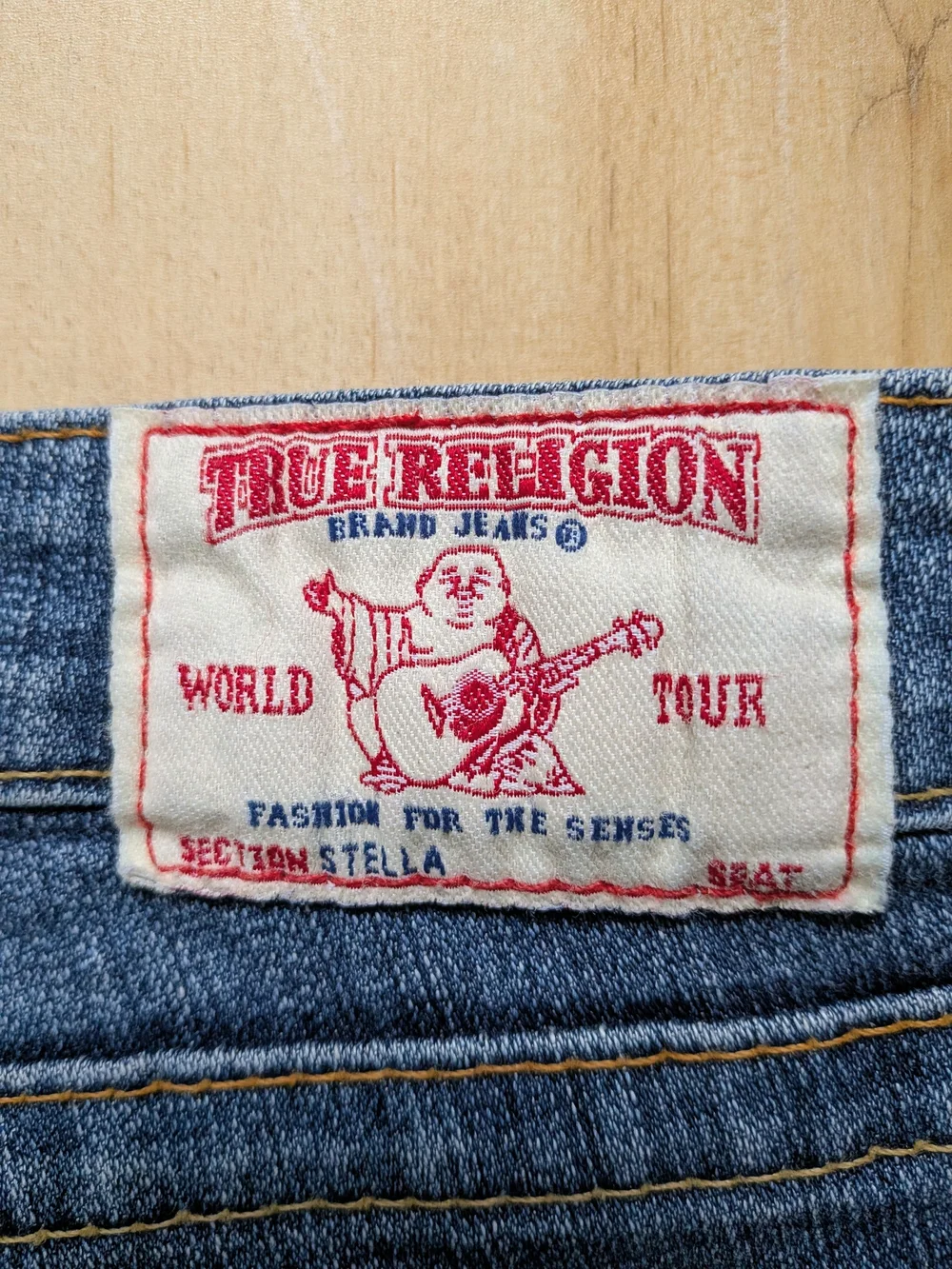 Vintage Y2K 00's USA Made True Religion Women’s Denim Jeans Classic Back Pocket - Picture 7 of 11